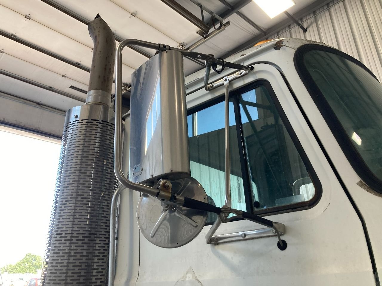 1989-2003 Mack CH600 STAINLESS Right/Passenger Door Mirror - Used
