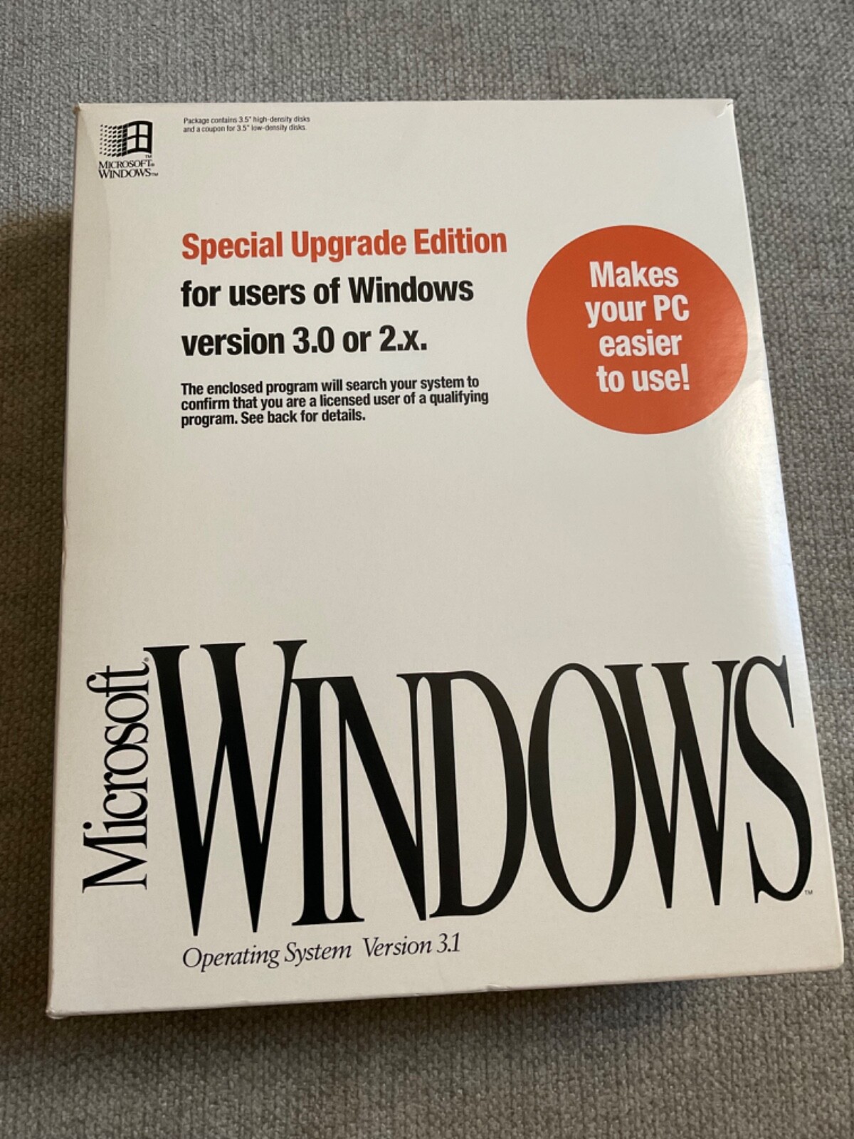 Microsoft Windows Operating System Software Version 3.1  3.5" Disks See Pics Vtg
