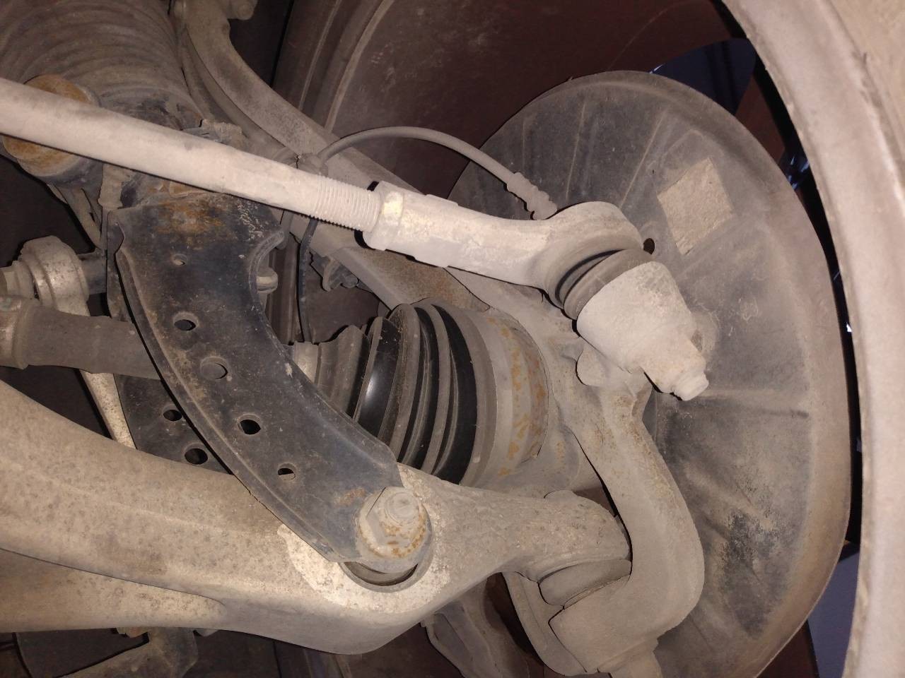 FRONT RIGHT ANKLE / 2528704 FOR AUDI Q7 4L 3.0 TDI