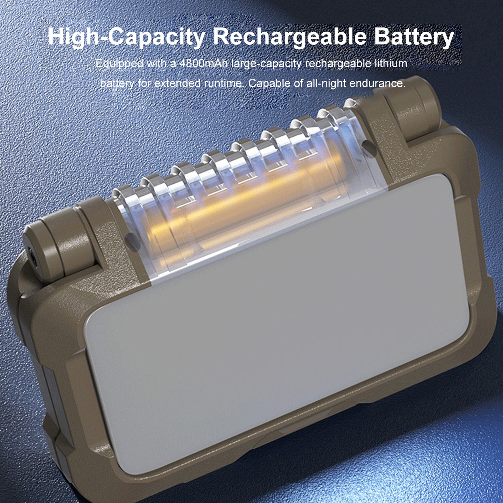 4800mAh LED Work Light Foldable Work Light Lamp Rechargeable Camping Emergency
