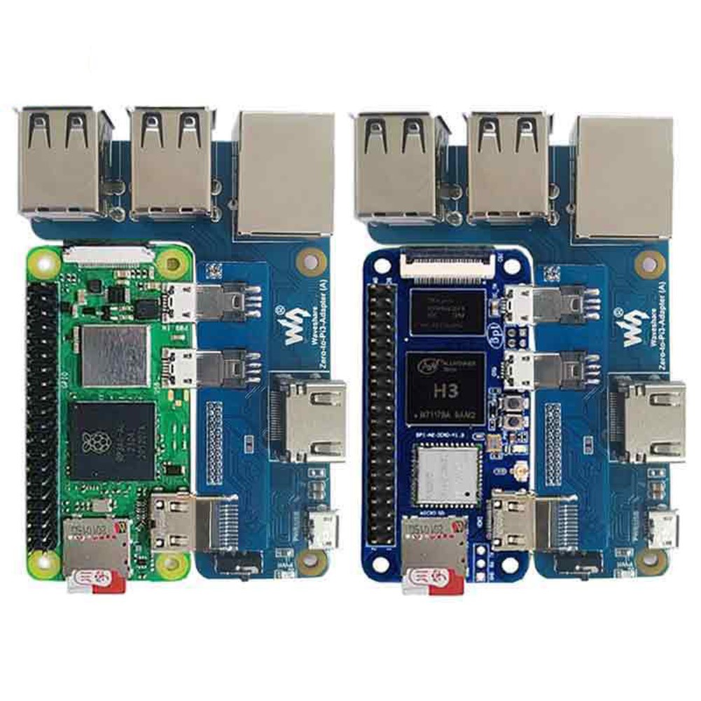 For Raspberry Pi Zero 2W Expansion Board Multi-USB Interface Ethernet Converter