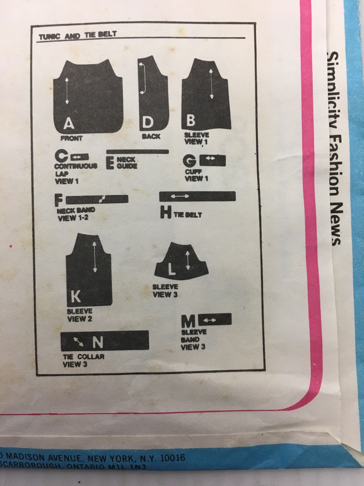 Simplicity Sewing Pattern 9087 Girls Size 7 8 Pullover Tunic and Tie Belt Top