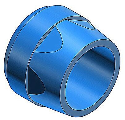 Thomas & Betts TRIB400, Conduit Bushing, 4In Bushing Pop-On Insul, 2 PC