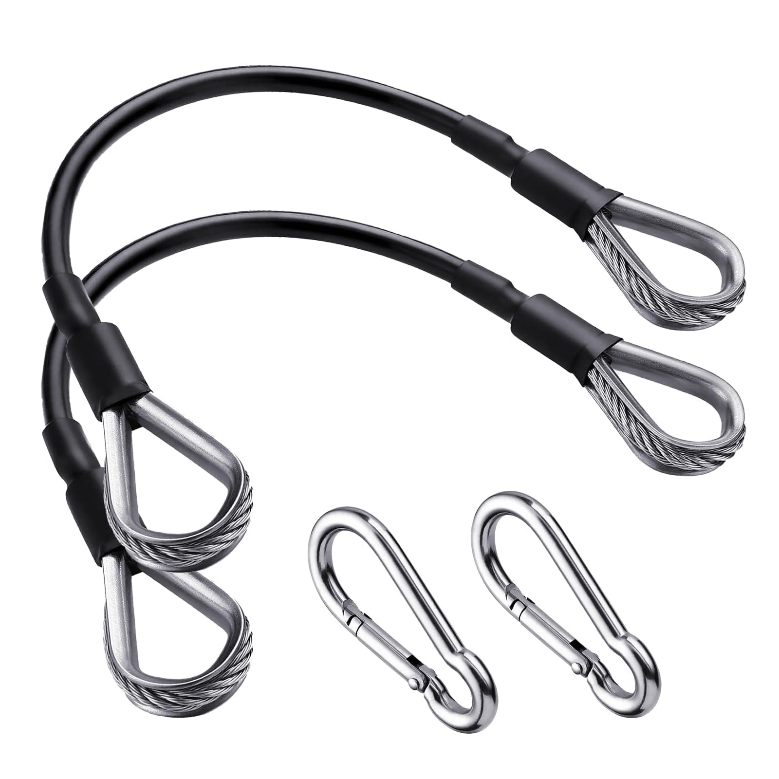 Gym Cable Extension Replacement Pulley Attachment 5mm 0.2 Inch Steel 2 PCS