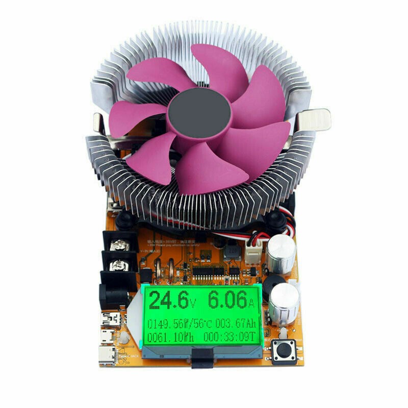 Electronic Load Tester 220V 20A Constant Current Battery Capacity Tester Module
