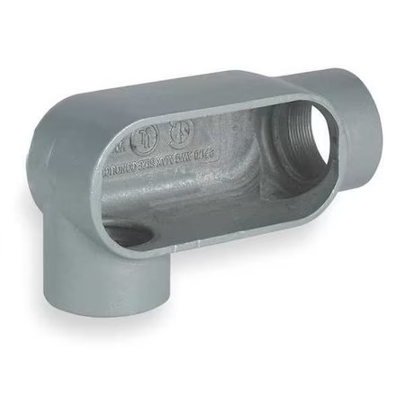 Hubbell Killark Lr67 Conduit Outlet Body, Iron, Trd Sz 2In
