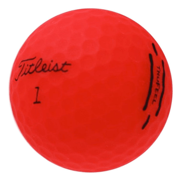 24 Titleist Trufeel Red  5A 24 Used Washed Golf Balls Titleist Trufeel Red  5A