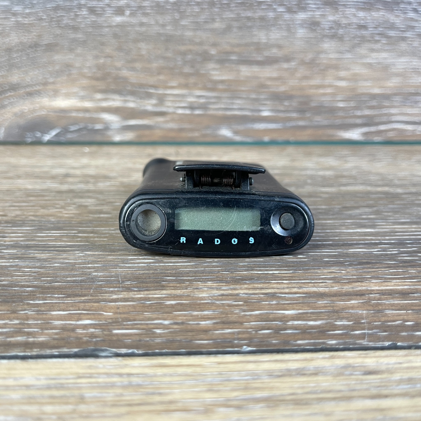 RADOS RAD51R Black Alarming Radiation Dosimeter (MISSING BATTERY CAP)