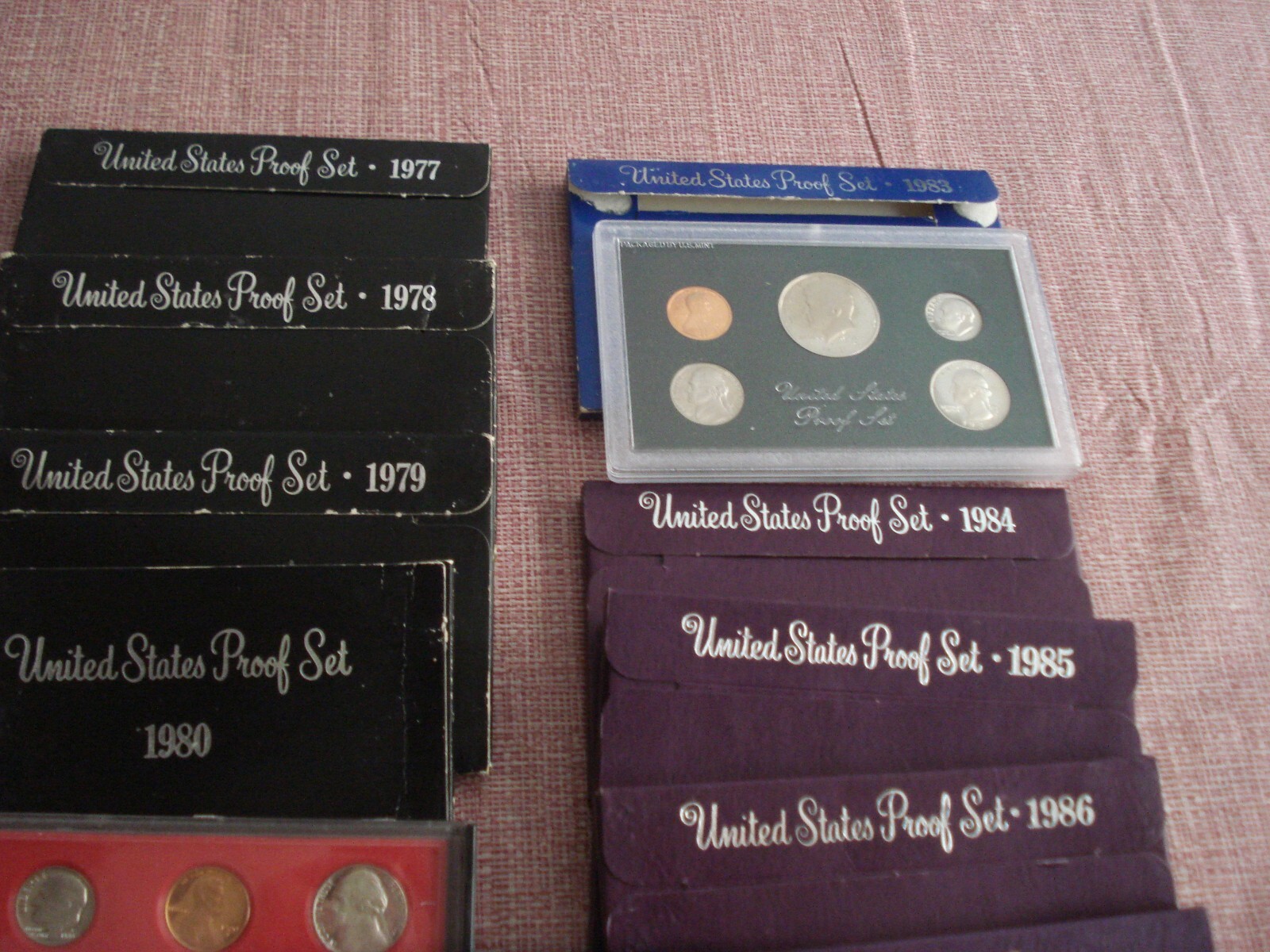 20 BU US MINT PROOF SETS, SOME UNOPENED, ALL SEALED IN CASES, NICE!!