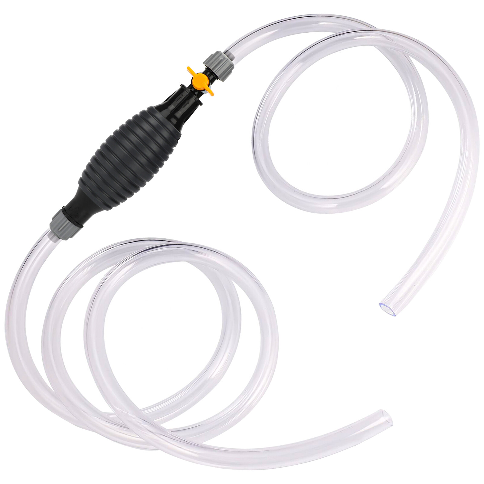 9.8Ft Siphon Hose Multifunction Pump Oil Water Gasoline Fuel Transfer Hand Pump