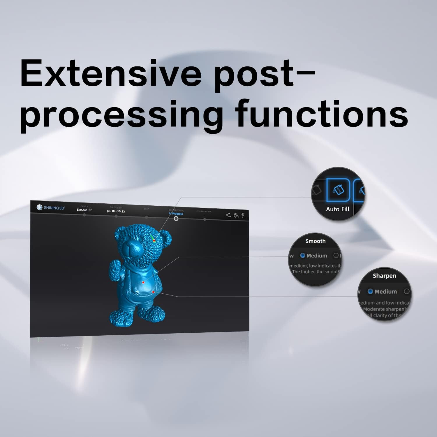 EinScan SP V2 3D Scanner – High Accuracy, Tripod, Supports MacOS & Windows