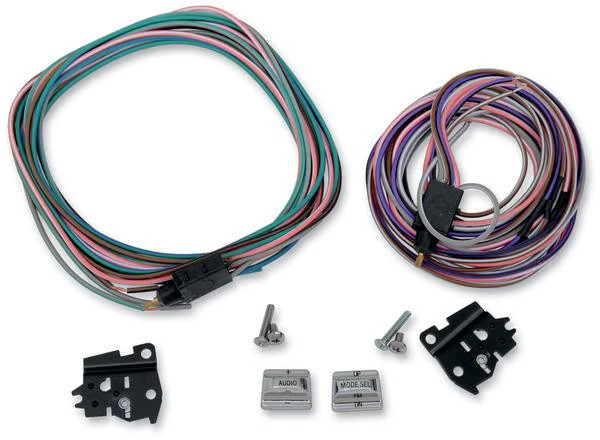 Drag Specialties Handlebar Radio Switch Kit - Chrome Motorcycle Street Bike