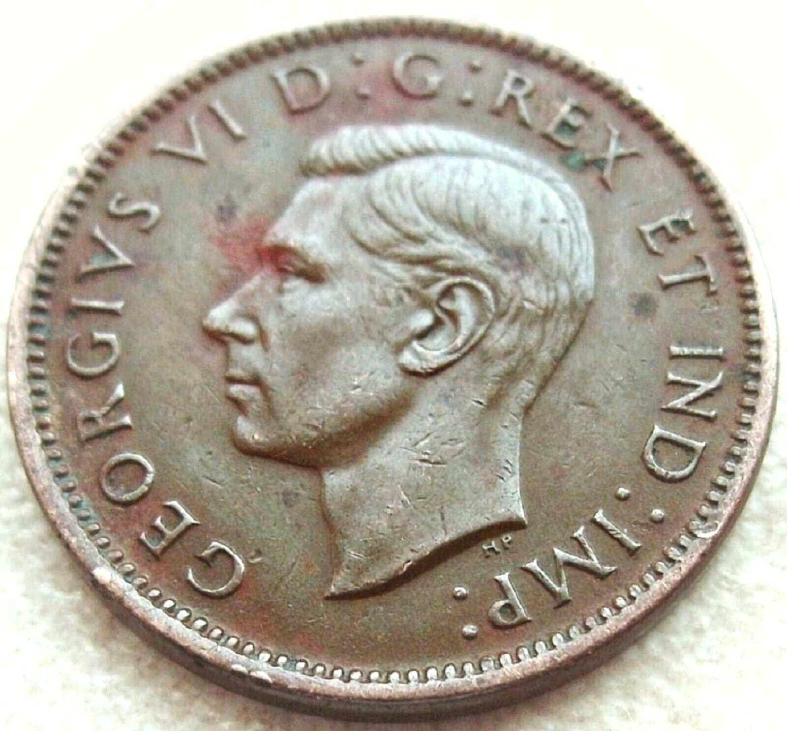 1940 CANADA ONE CENT GEORGE VI
