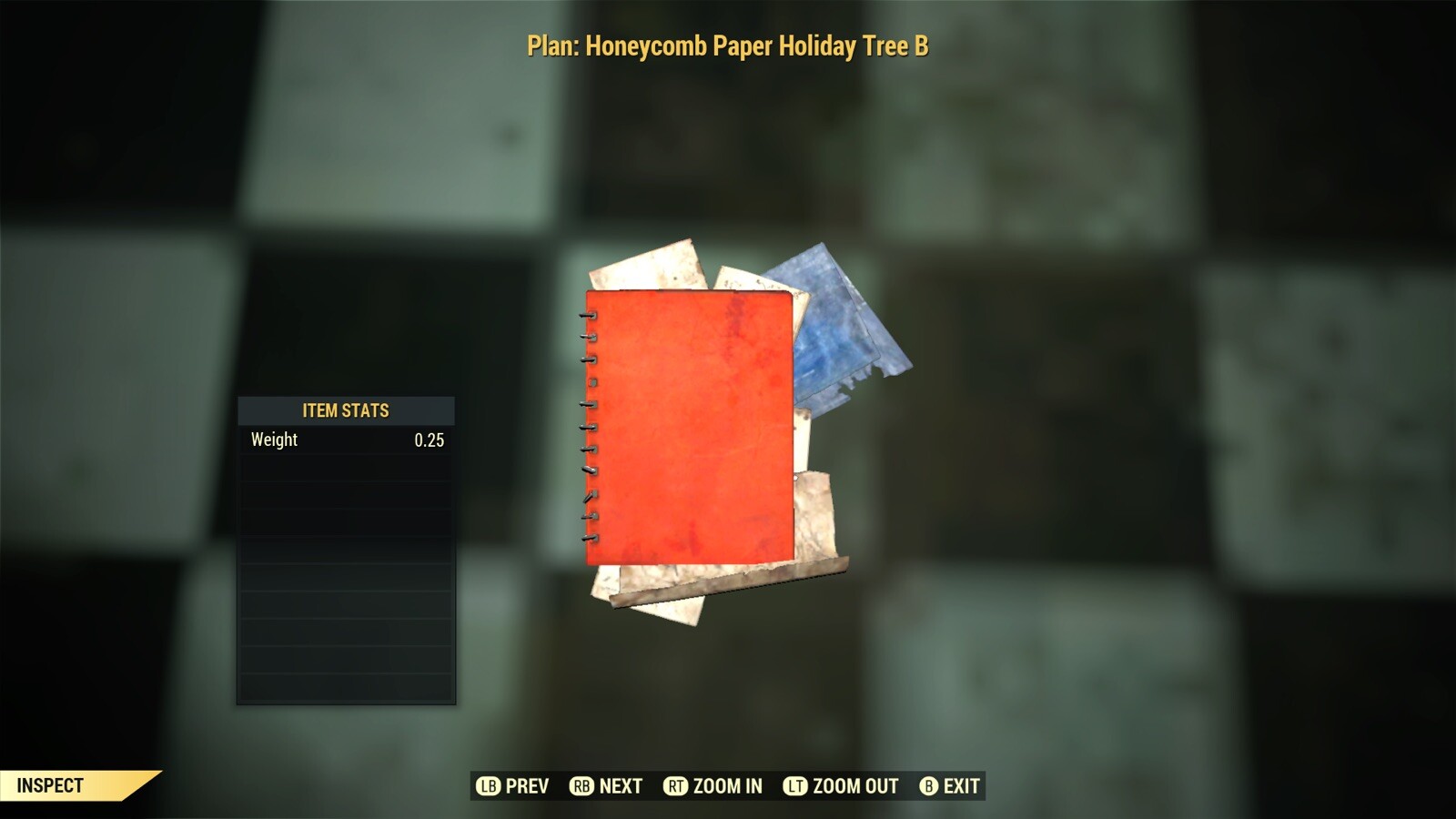 (Xbox) Honeycomb Paper Holiday Tree B Plan