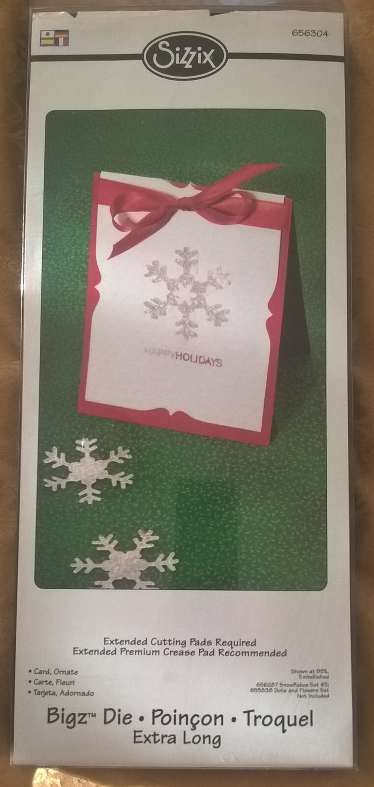 Sizzix Bigz Die XL 13.75" CARD ORNATE Paper Crafts #656304 Ellison Cardmaking