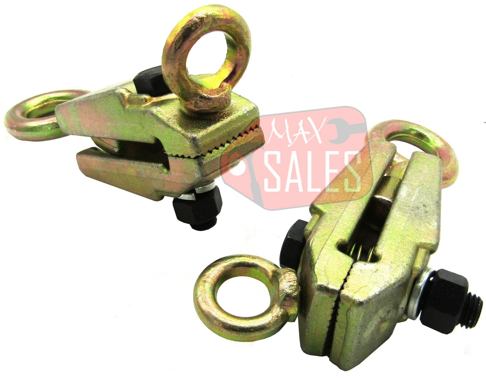 LOT OF 2 Frame Back 5Ton 2-Way Self-Tightening grips & auto Body Repair Clamp HD