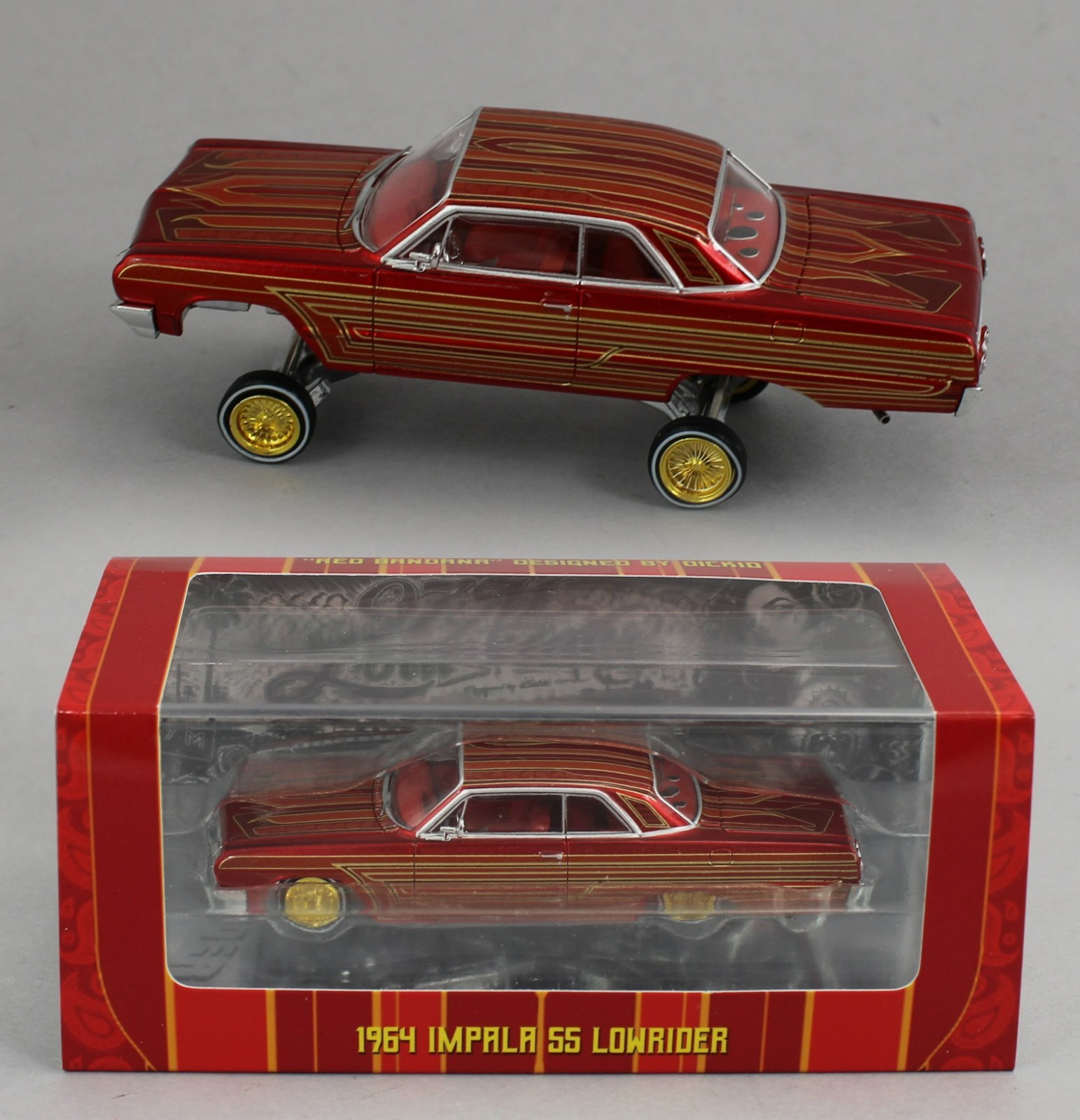 1:64 *97M* RED 1964 Chevrolet IMPALA *LOWRIDER* NIB