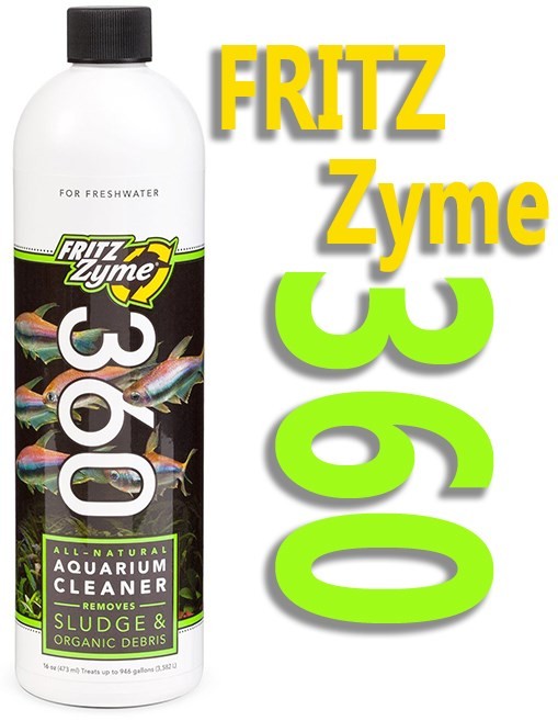FritzZyme 360 Freshwater 16 oz. Aquarium Biological Conditioner 83303FM Fritz