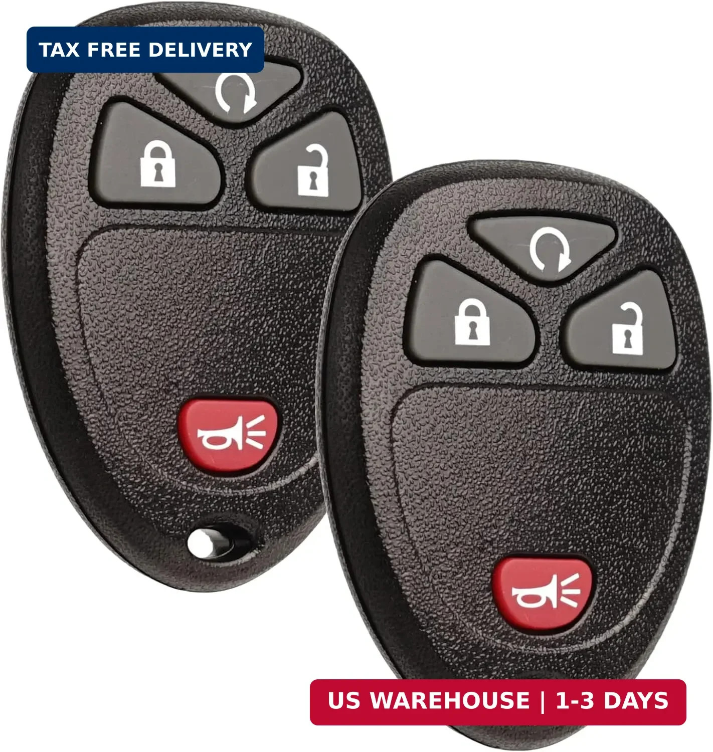 SUPALAND Keyless Entry Remote Control Key Fob Replacement Fits Chevy Silverado A