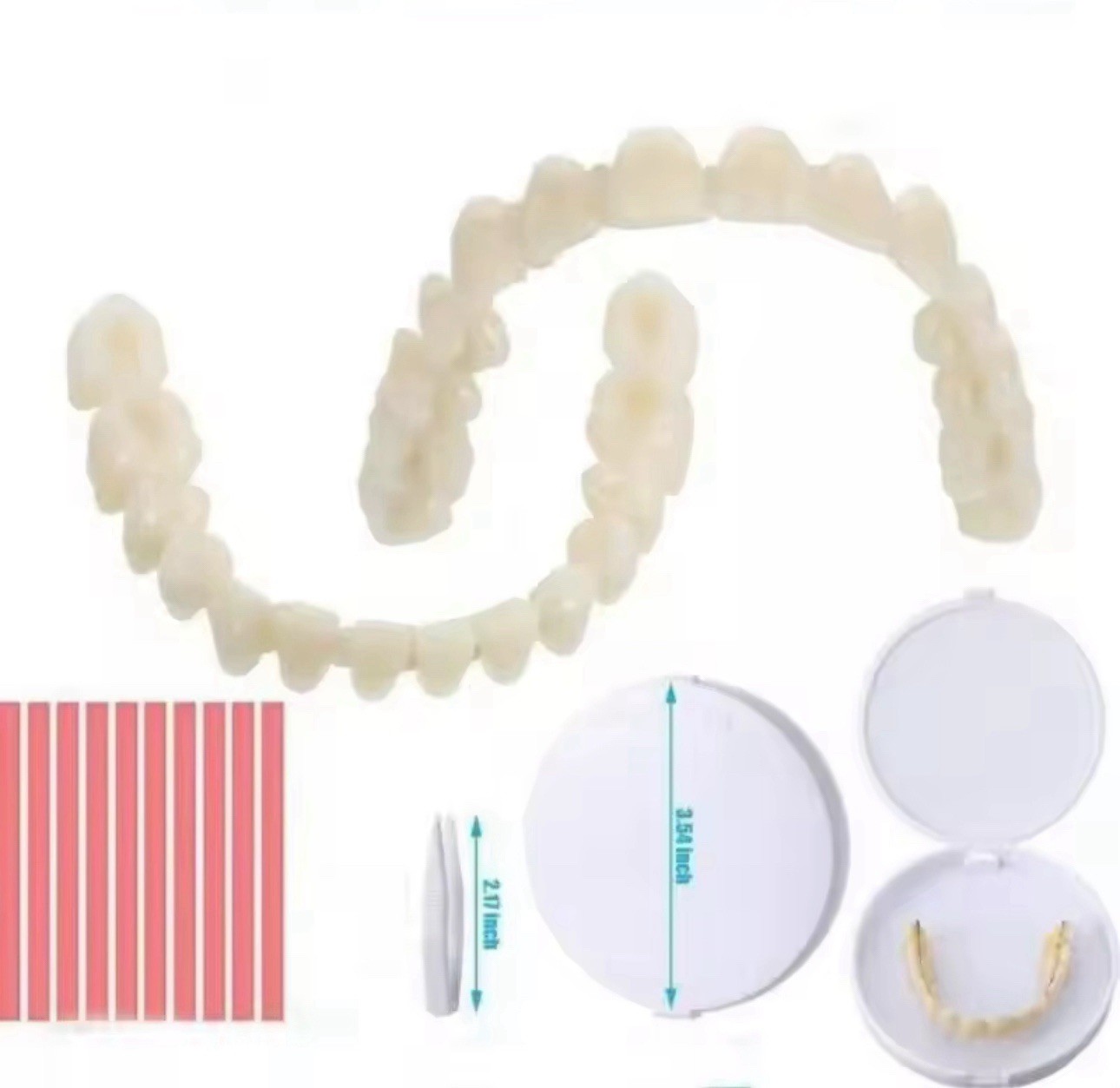 Self-Fit Boil & Bite Denture for Narrow or Wide Arches - Confidence at Home