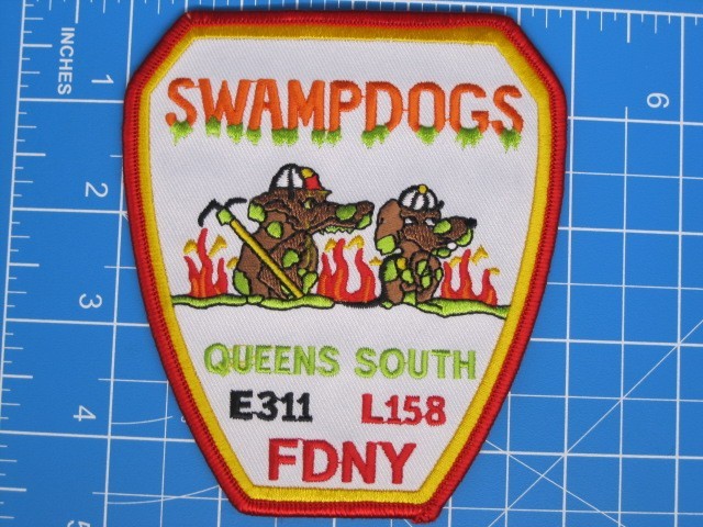FDNY NYC Fire Department Engine 311 Swampdogs patch
