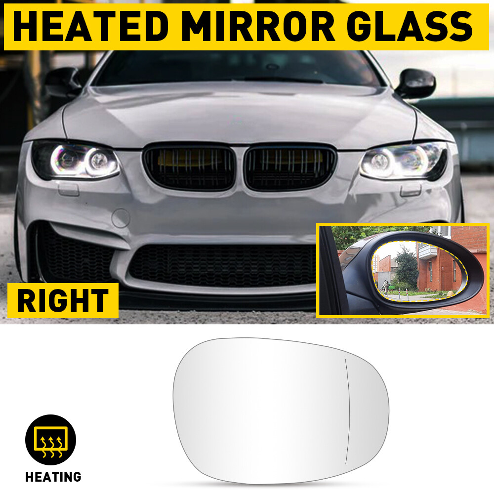 Right Side Mirror Glass Heated For BMW E81 E90 E91 E92 325i 328i 335i 2009-2013