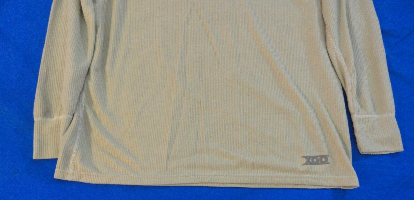 XGO ACCLIMATE DRY THERMAL BASE LAYER KHAKI TAN LONG SLEEVE THERMAL SHIRT M
