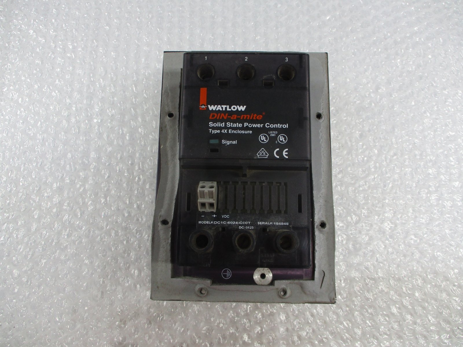 WATLOW DC1C-6024-C00T CONTROLLER (AS PICTURED) NSNP