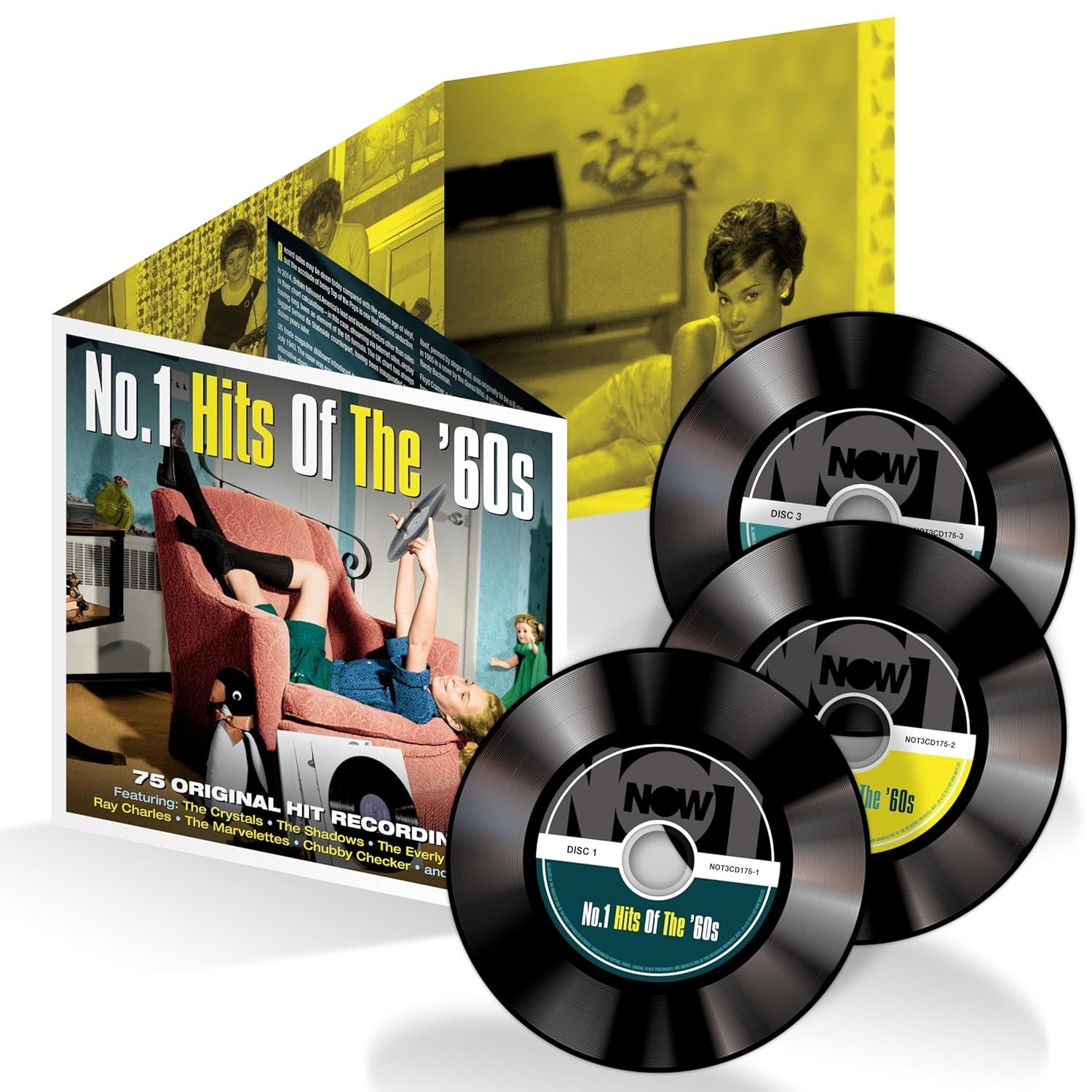 Various – No. 1 Hits Of The '60s 3 CD Set (Compilation Album) - NEW