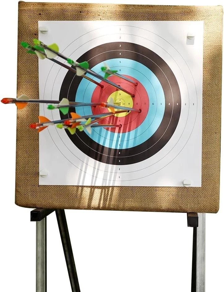 20'' Rectangular Straw Target for Archery - Ideal for Recurve & Traditional Bows