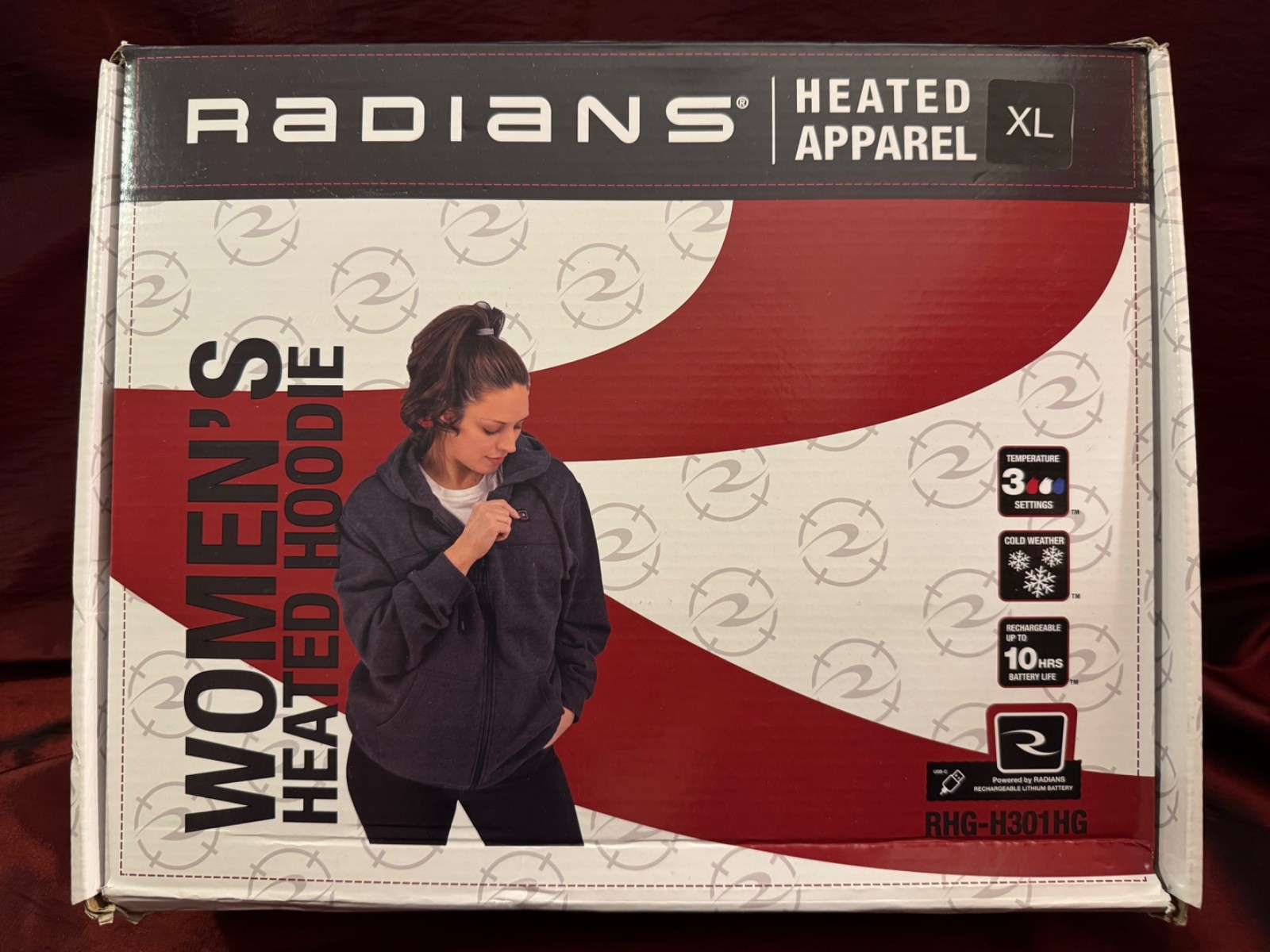 *Read* Radians RHG-H301HG-XL Heated Women's Hoodie - XL