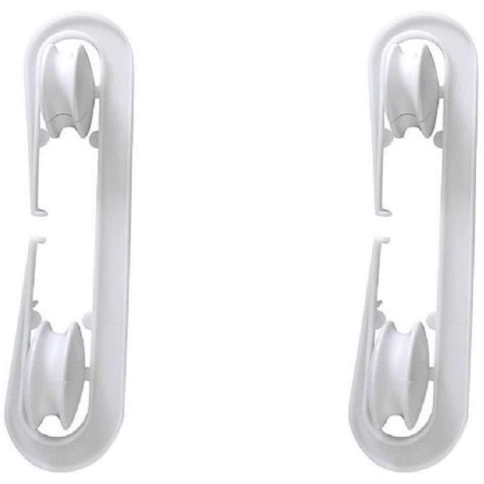 2 Pack White Plastic Clothesline Spreader Weatherproof Rustproof Rope Taut