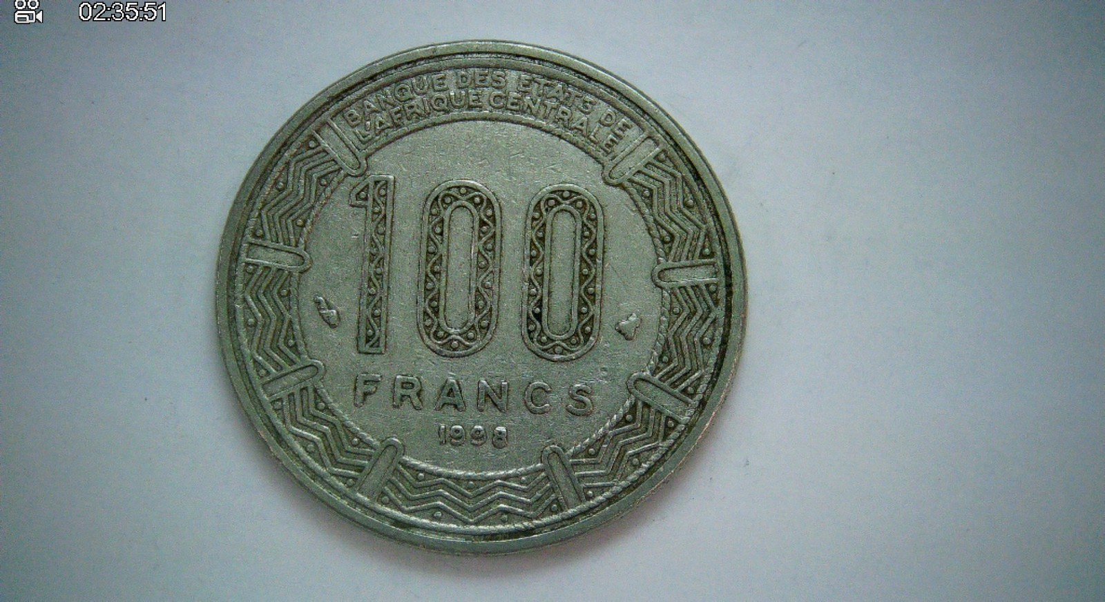 Central African (BEAC) 1998 100 Francs BEAC Central African States 100 Francs (a