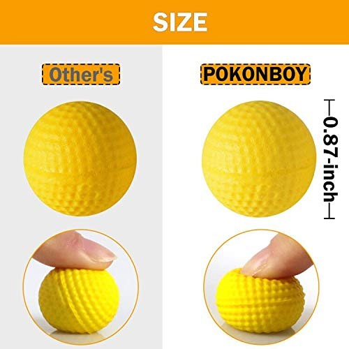 Pokonboy 300 Rounds Refill Pack Balls Ammo Compatible With Nerf Rival