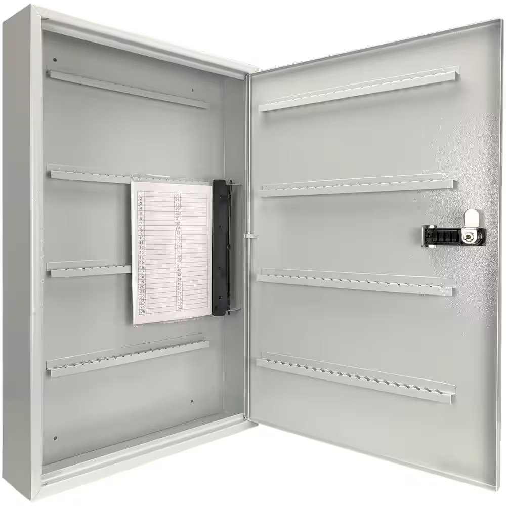 Lock Box with Combination Lock White Tag, Grey 160 Keys