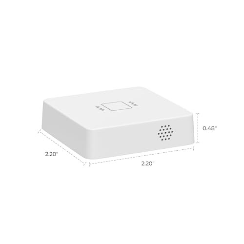 Smart Vibration Sensor with0dB Alarm,Zigbee Hub Required,Adjustable 1