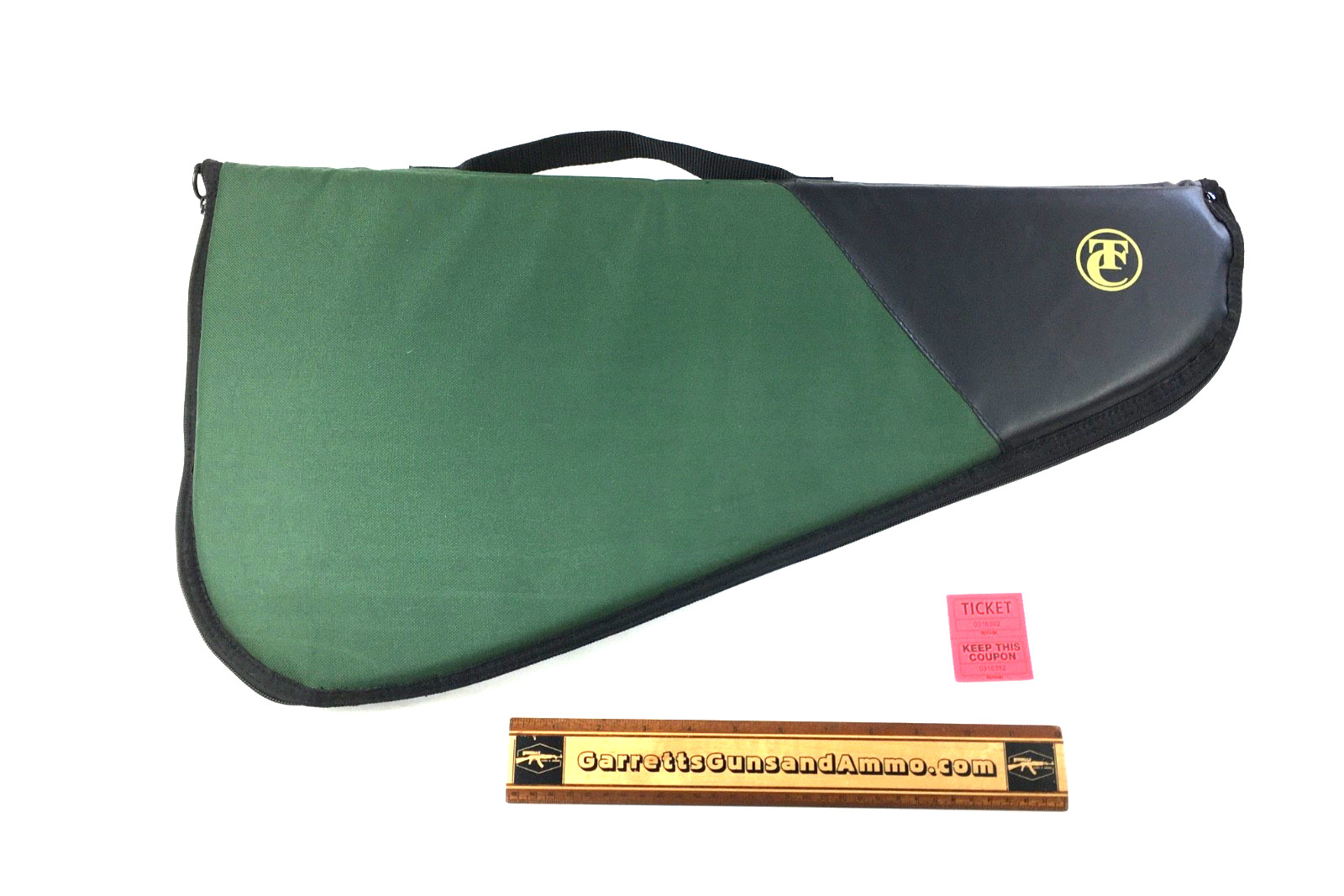 factory Thompson Center contender soft pistol case black interior rug 316392