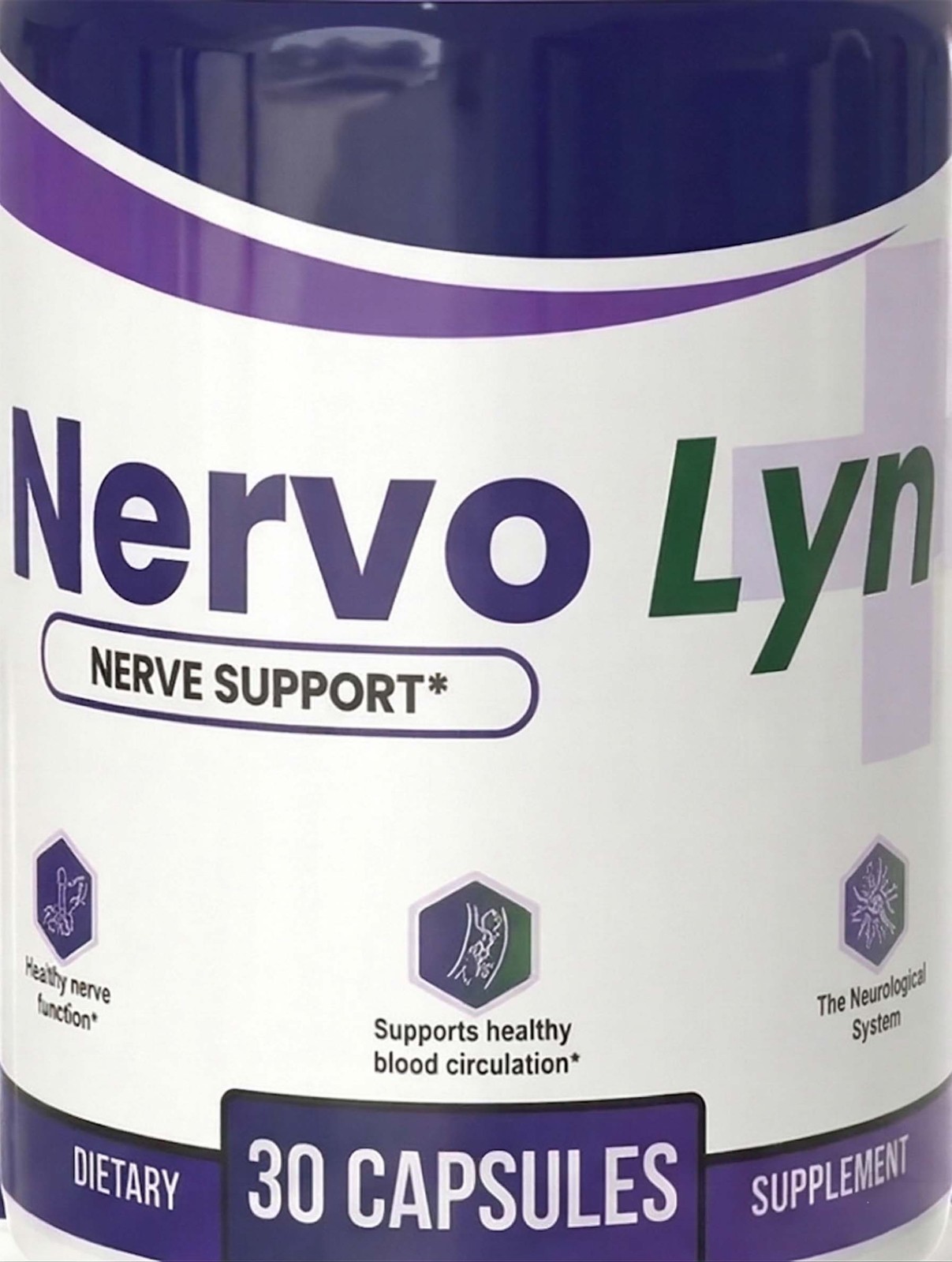 NervoLyn Nerve Health Support Dietary Supplement 30 Capsules Nervo Lyn