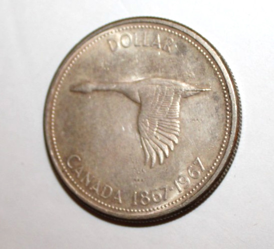 1967 $1 Canada Silver Dollar-100th Anniversary