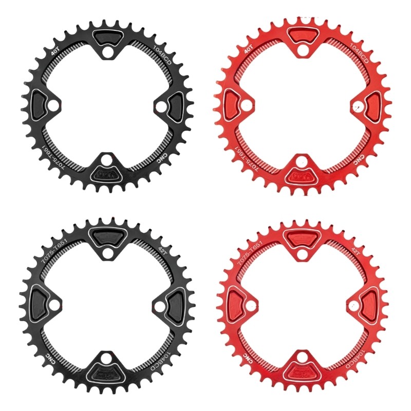 Bicycles 104BCD Crank Chainring Bicycles Crank Narrow and Wide Chainring Wheel