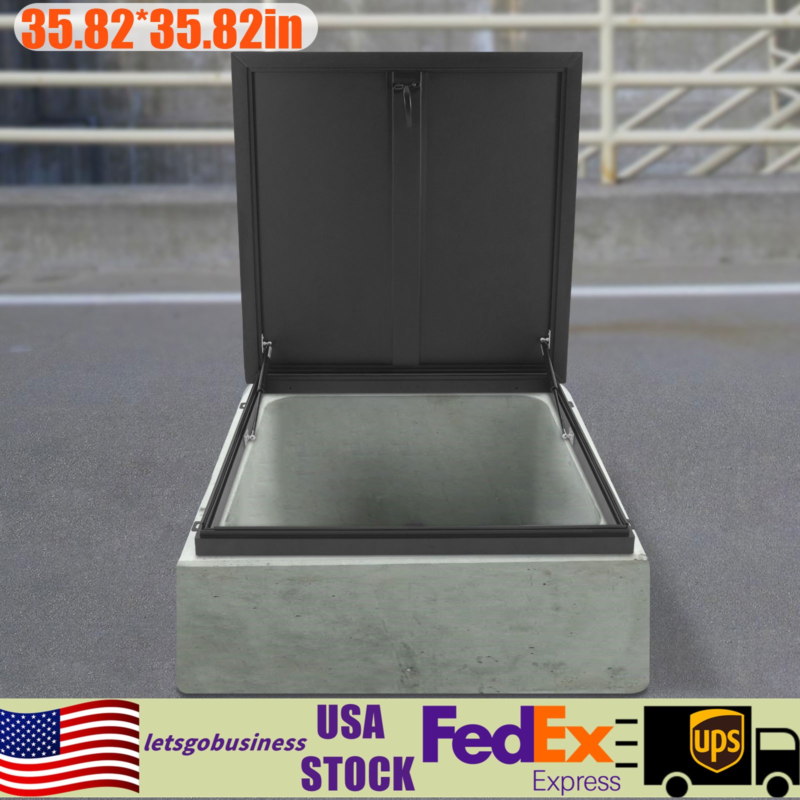 31.5*31.5 In Roof Hatch Roof Access Hatch Roof Security Door Aluminum Alloy
