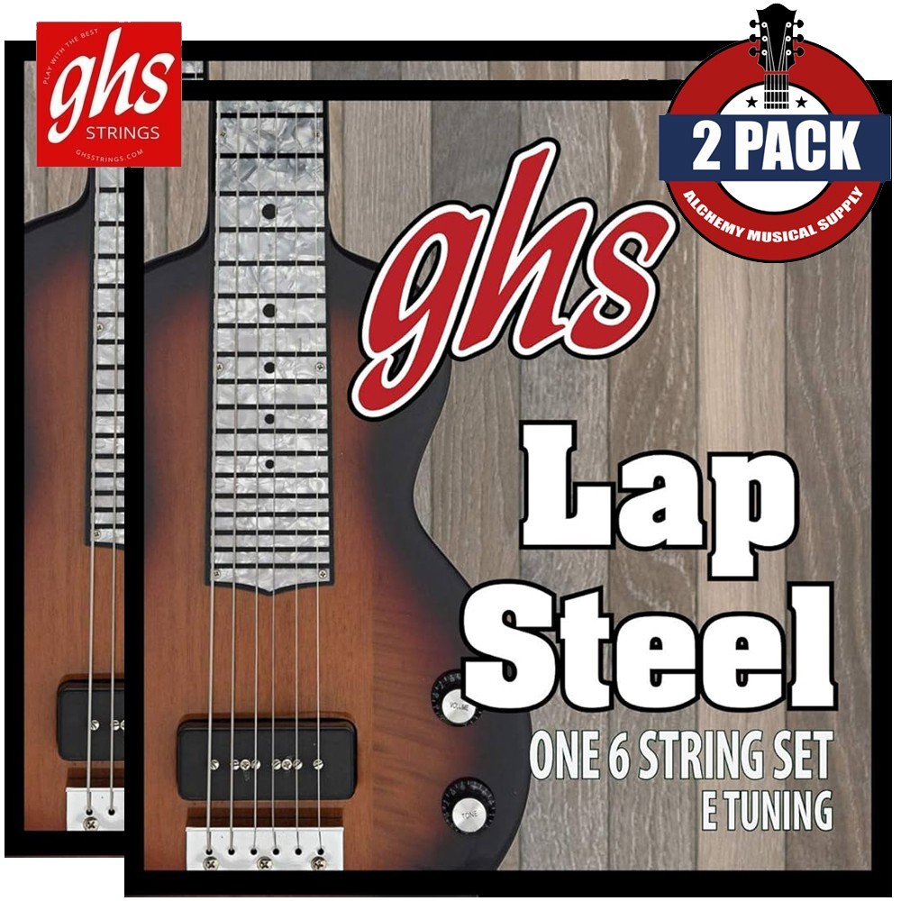 2-PACK GHS LAP-E Electric Hawaiian Lap Steel Guitar Strings 13-56