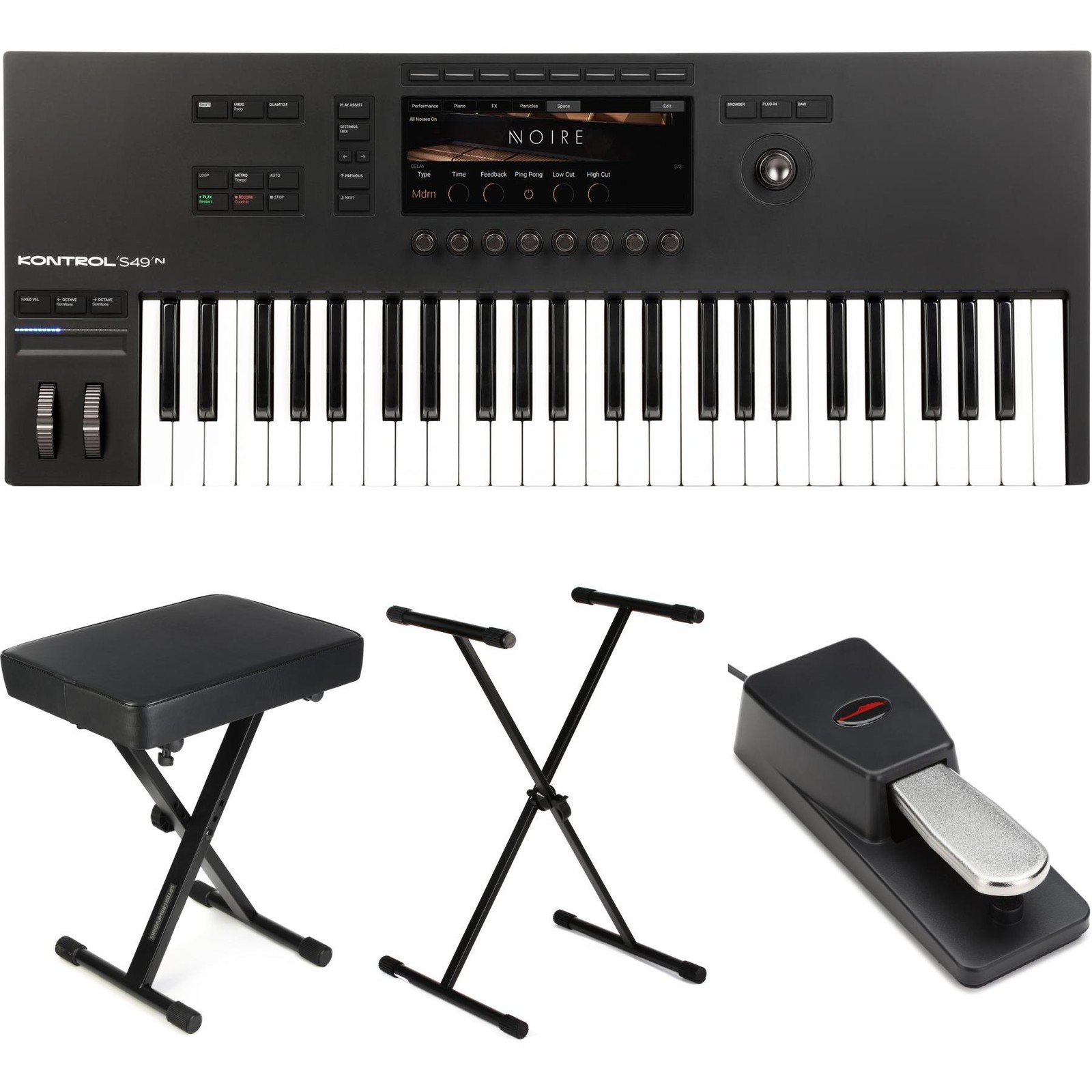 Native Instruments Kontrol S49 Mk3 49-key Smart Keyboard Controller Essentials