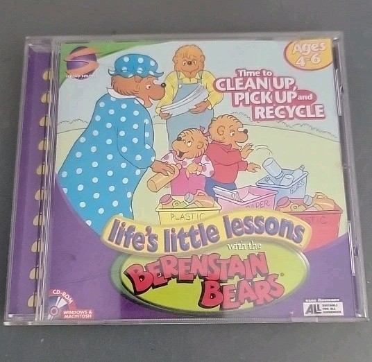TIME TO CLEAN UP PICK UP AND RECYCLE LIFE'S LITTLE LESSONS W BERENSTAIN BEARS CD