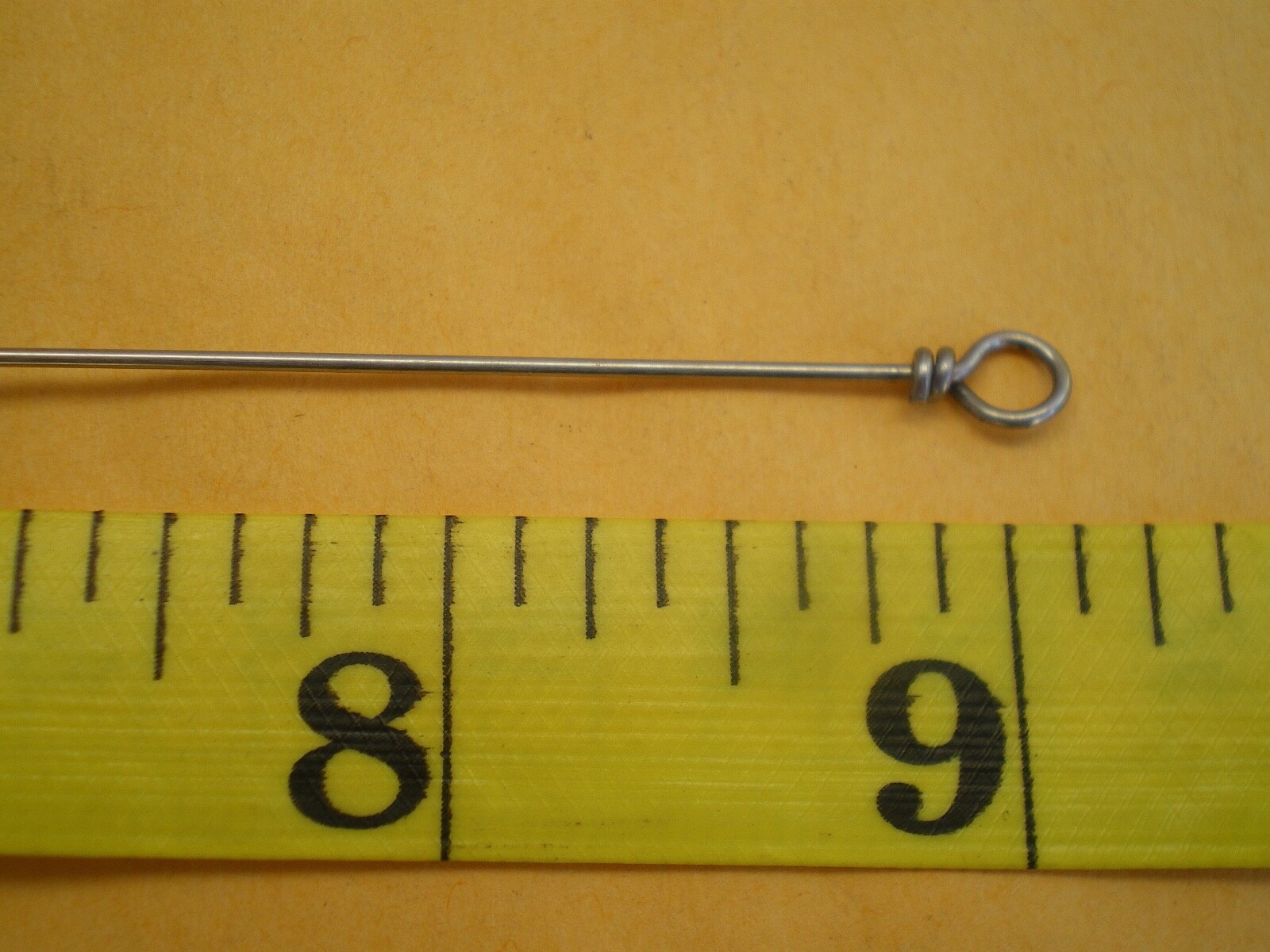 25 PCS. LOOPED STAINLESS STEEL LURE SHAFT WIRE FORM .040 X 9" MAKE "SPINNERS"