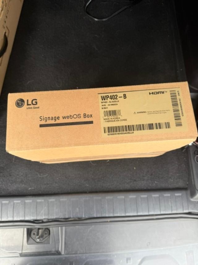 LG WP402-B webOS Box 4K Digital Signage Media Player NEW Sealed Made in Korea