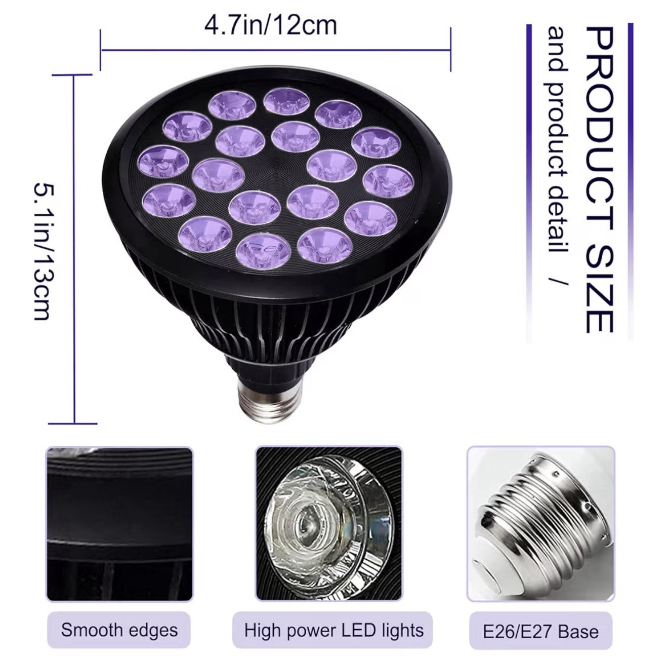 18 LED Therapy Light Lamp Adjustable Stand Home Wellness
