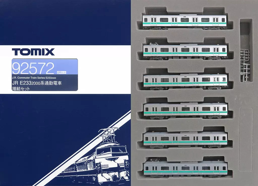 Railway model 1 150 JR E233 2000 series commuter train extension set 6-car set
