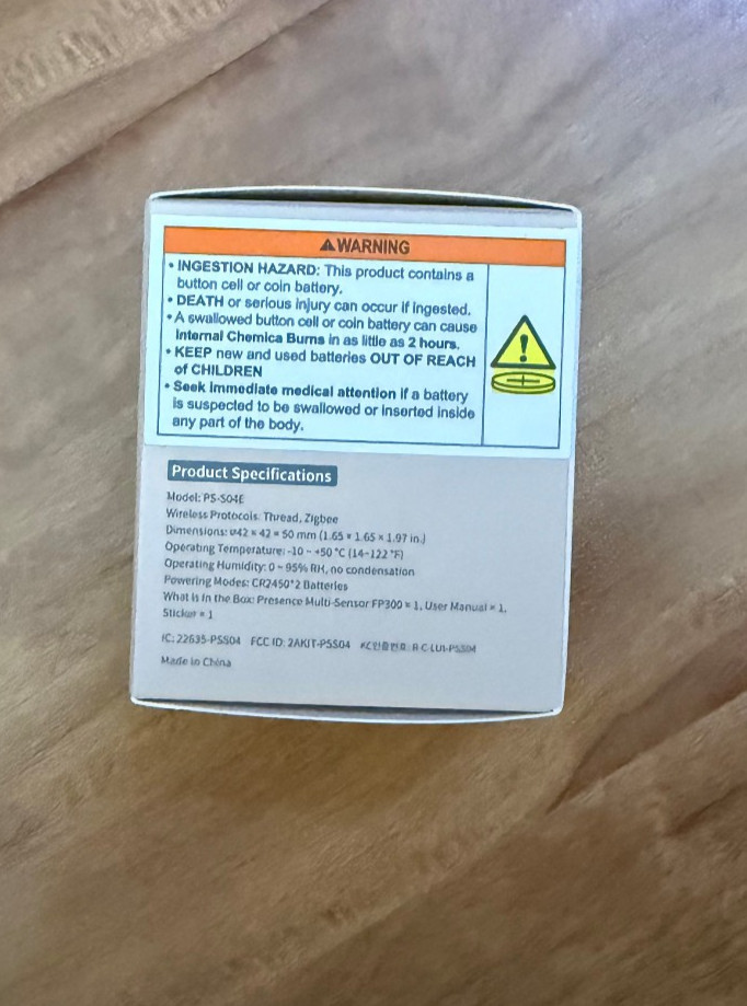 Aqara Presence Multi-Sensor FP300 Wireless Matter Thread New Sealed