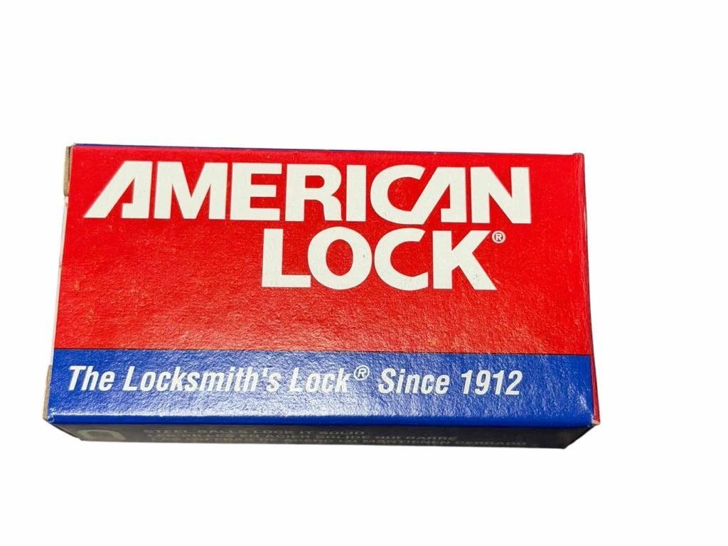 NEW Solid Aluminum Blue Padlock 5 Pin A1106BLU Keyed Different With 2 Keys